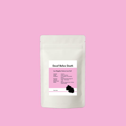 Decaf Before Death - Los Nogales Caturra (Low-caf) (100g)