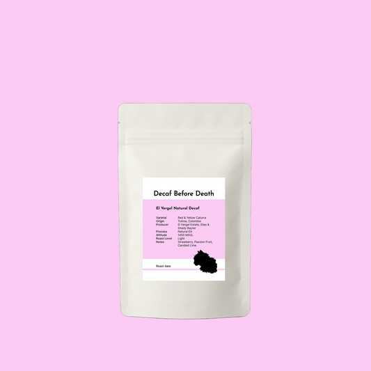 Decaf Before Death - El Vergel Natural Decaf (100g)