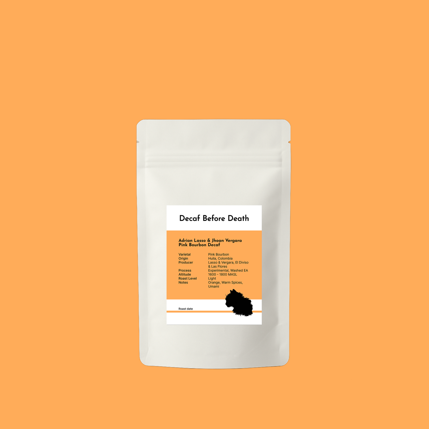 Decaf Before Death - Adrian Lasso & Jhoan Vergara Pink Bourbon Decaf (100g)