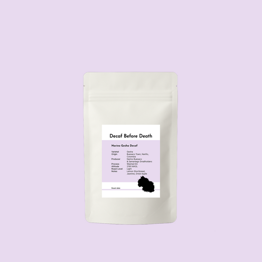 Decaf Before Death - Narino Gesha Decaf (100g)