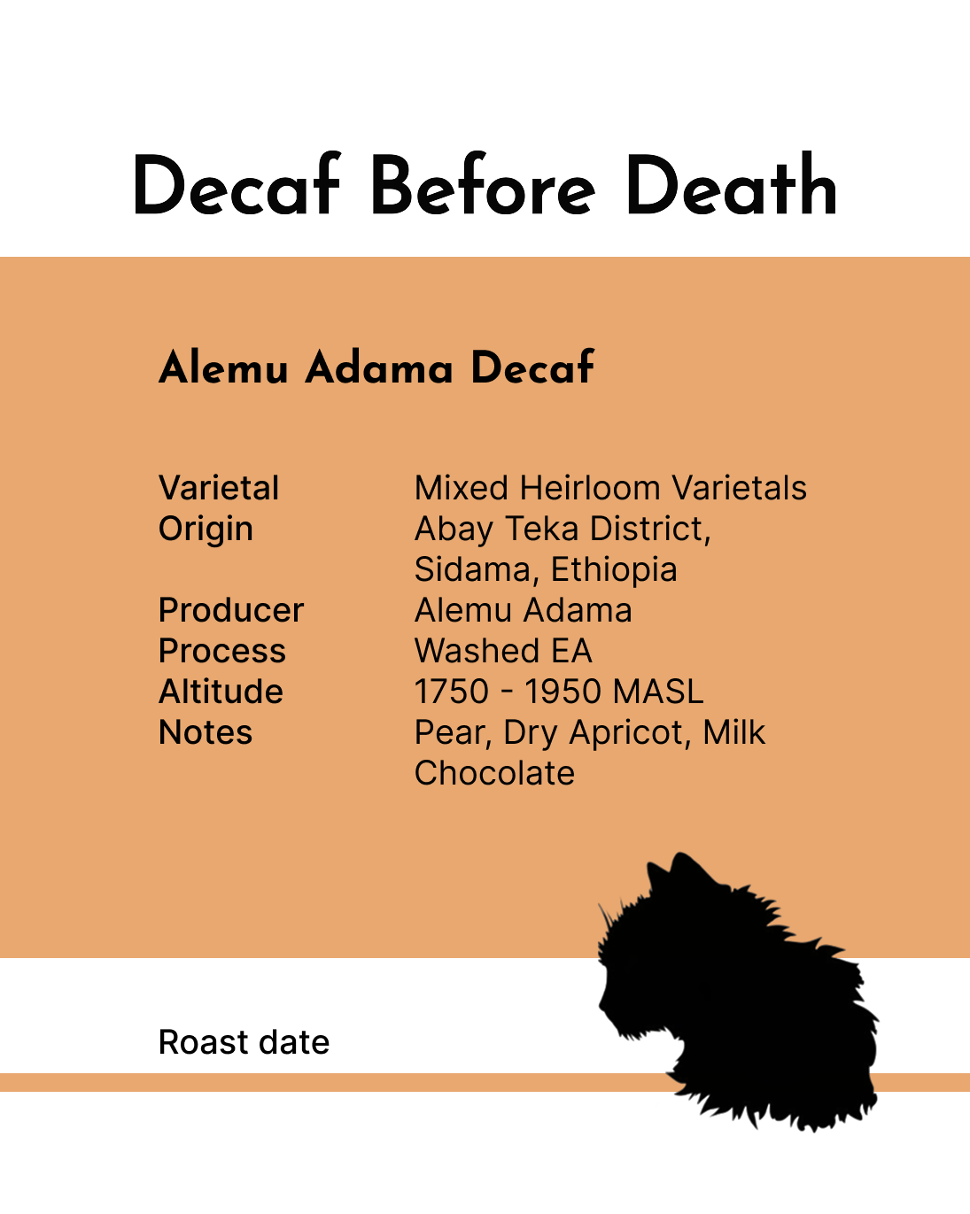 Decaf Before Death -   Alemu Adama Decaf (100g)