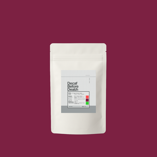 Decaf Before Death - El Vergel Natural Decaf (100g)